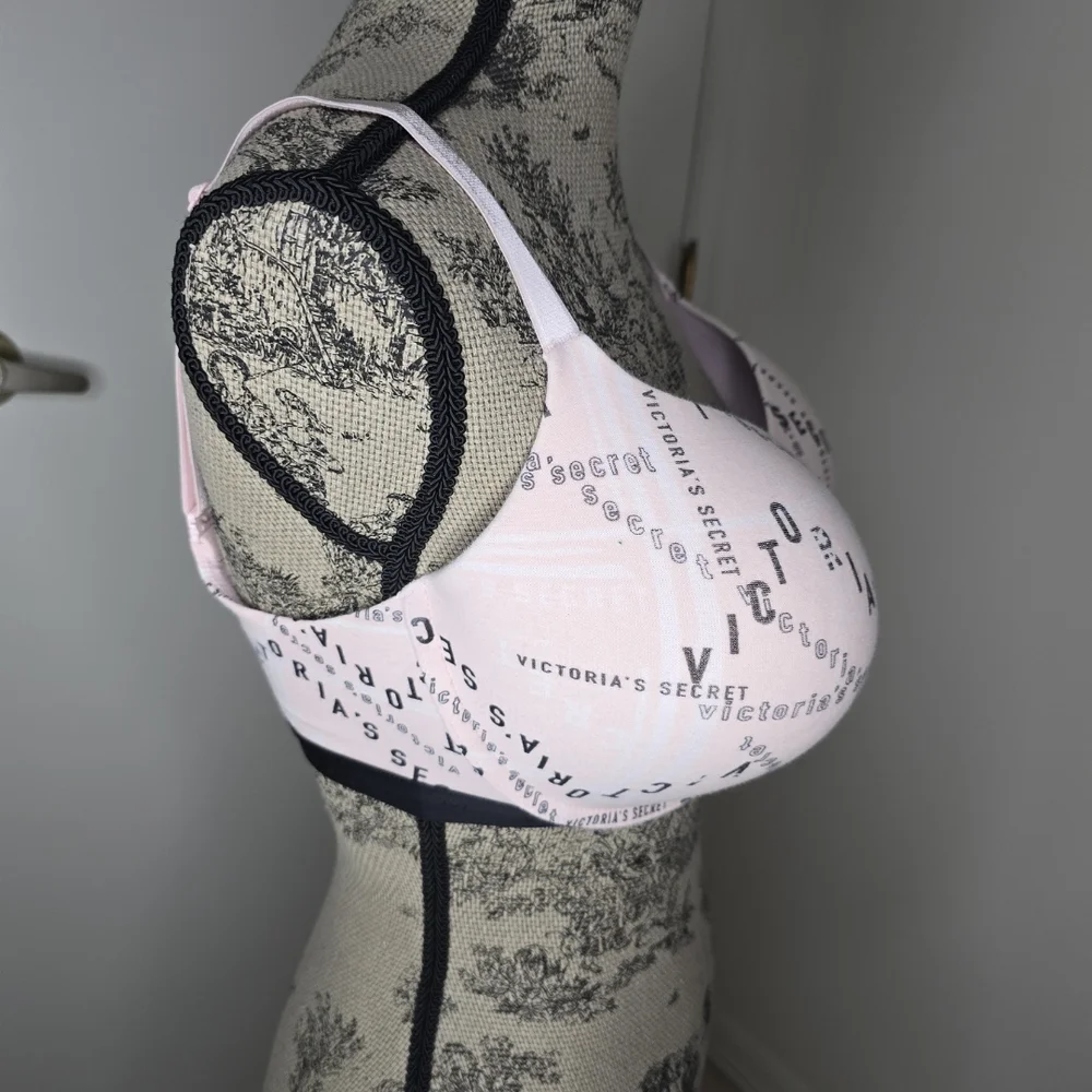 Victoria's Secret Pink Underwire T-Shirt Pushup Full Coverage Bra 36DDD